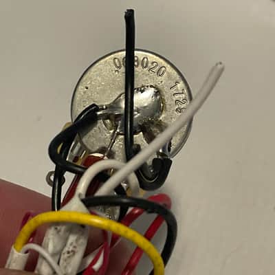 2010's Era MIM Charvel San Dimas Pro Mod 2H Guitar Complete Electronics Wiring Volume Pot Jack image 8