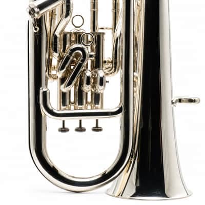 Yamaha YEP-641 Professional Bb Euphonium in Silver Plate SN 101656 image 10