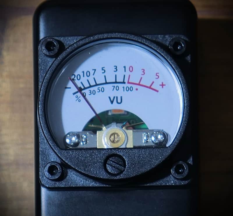 VU Meter Pedal – Signal Level Monitor – Pedalboard Utility image 1