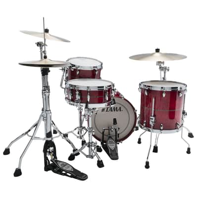 Tama Star Maple TM38S1455-RRCM Shell Set 18" Raspberry Curly Maple image 3