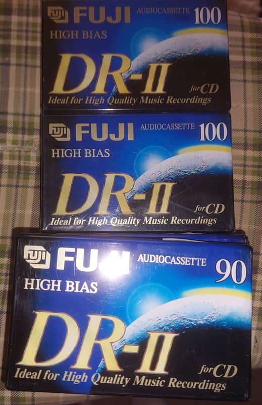 Nine Fuji Type II Hi Bias Cassette Tapes image 1