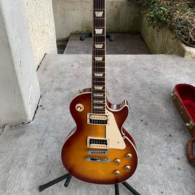 Gibson Les Paul Traditional Pro V Gloss 2016 Washed Cherry Sunburst image 10