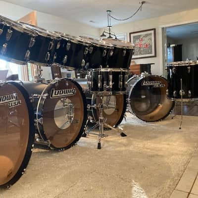 Eric Carr of KISS Personal Drum Set 1989 Custom HITS Tour Cannon 24x32 Bass Drums Authenticated COA image 2