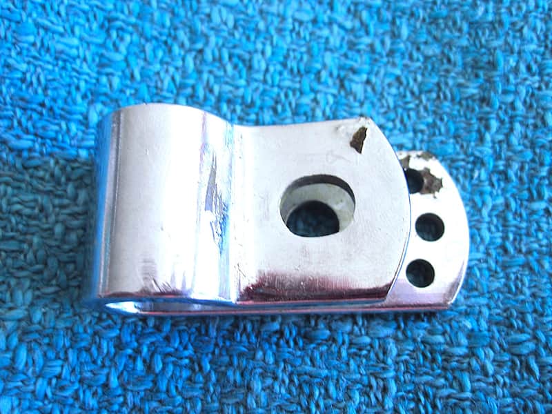 Bass Drum Consolette Tom Arm Mount Clamp Bracket Part - Vintage image 1