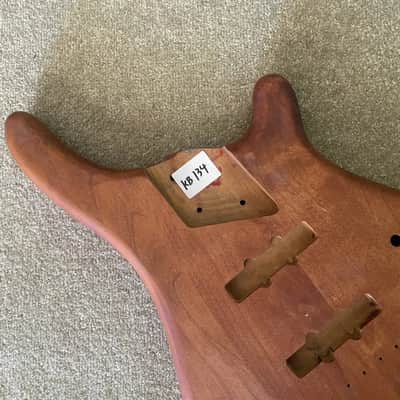 5 String Bass Mahogany Wood Body image 5