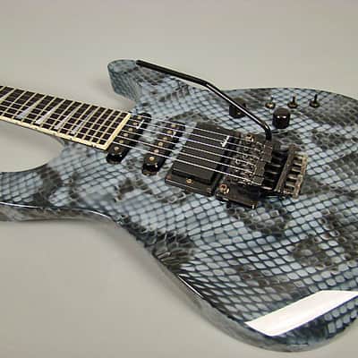 Jackson Soloist 1987 Black/ Gray Snakeskin image 6