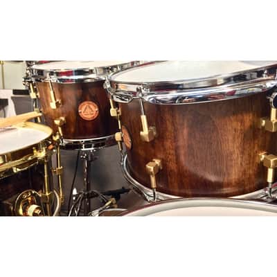 Antonio Drums True Solid Walnut Drum Set - 10x7 / 14x12 / 20x14 image 10