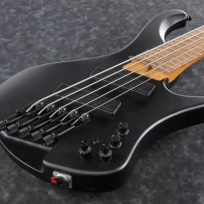 Ibanez Bass Workshop EHB1005MS BKF Black Flat 5-String Electric Bass Guitar + Gig Bag image 3