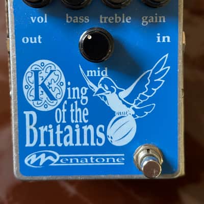 Menatone King of the Britains (Original 5-Knob Handwired) - Mint w/ Box primi anni 2000 - Blu/Silver image 4