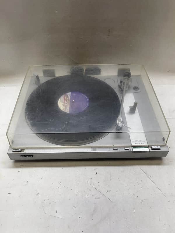 Sony PS-LX3 Automatic Belt Drive Turntable with Bluetooth 2019 - Present - Black image 1