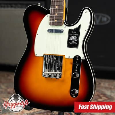 Fender Limited Edition Vintera III Early '60s Custom Telecaster Electric Guitar - 3-Color Sunburst with Gig Bag image 1