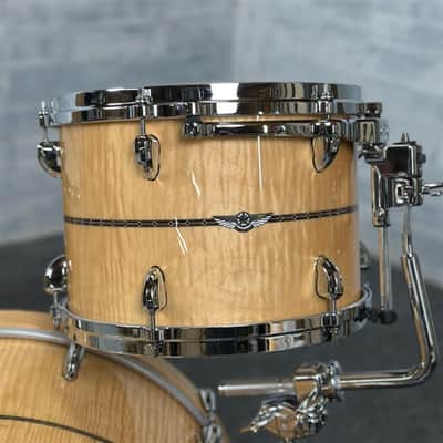 Used Tama Star Maple 4pc Drum Set Natural Curly Maple image 4