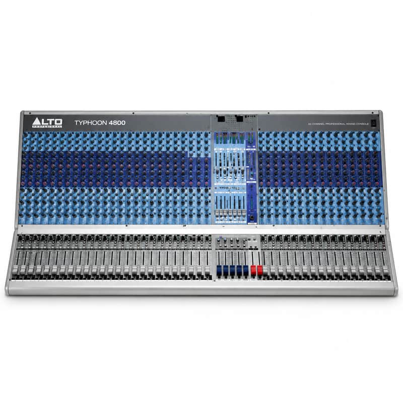 Alto Typhoon 4800 48-Channel Professional Analog Mixing Console + Flight Case – NOS / New Old Stock image 1