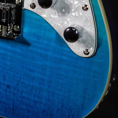 Flight Pathfinder TBL Tenor Ukulele Solidbody Electric Blue Fade image 14