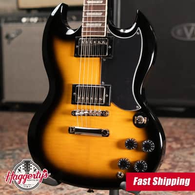 Epiphone SG Tribute Plus Electric Guitar - Vintage Sunburst image 1