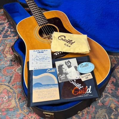 Guild D-40 NT Special Dreadnought Westerly RI w/OHSC & Docs - 1980 image 2