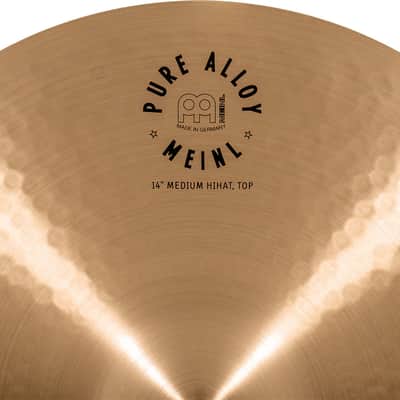 Meinl Cymbals PA14MH Pure Alloy Medium Hihat - 14" image 5