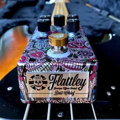 Flattley Boutique Effects Pedals Guitar Platinum Range - Bass Chief Overdrive Pedal image 4