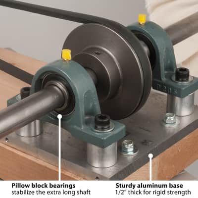 StewMac 120V Guitar Buffing & Polishing System Designed for Instrument Finishing - Complete System image 2
