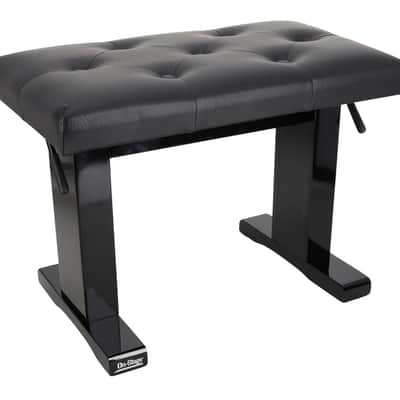 On-Stage KB9503B Hydraulic Height-Adjustable Piano Bench + Bluetooth Speaker image 2
