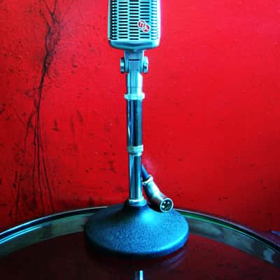 Vintage 1950's Astatic 77L dynamic cardioid microphone with F-11 adapter / cable Multi Z image 1