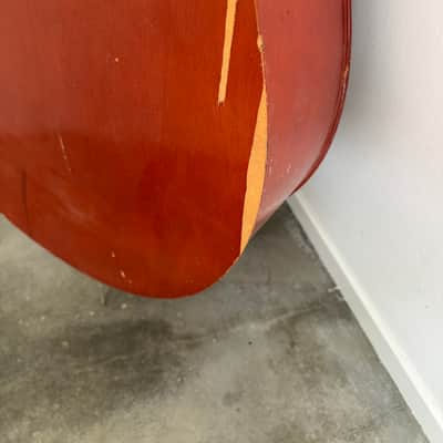 Upright acoustic bass 3/4" scale w/ pickup and French bow. image 12