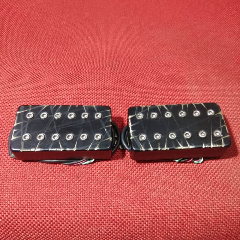 Bare Knuckle Aftermath Pickups Set - Black Battleworn image 1