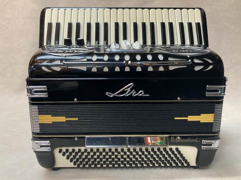 CENTRO-MATIC LIRA 2 REED ACCORDION WITH MICROPHONE #CBFL254-8 image 1