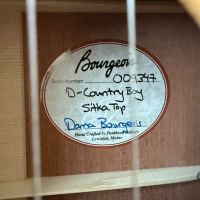 2021 Bourgeois Country Boy with K&K Pickup image 4