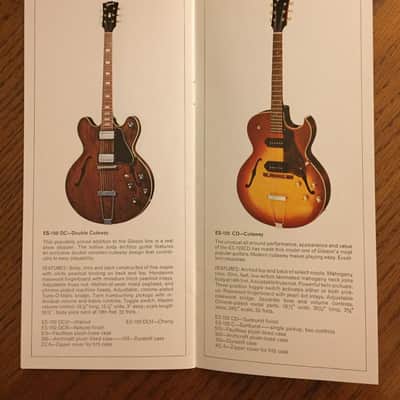 Vintage REPLICA 1970 Gibson Electric Acoustic Guitar 10 page Catalog - VERY RARE! image 2