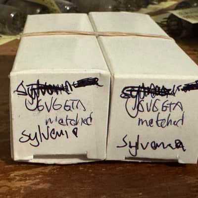 Sylvania 6V6GTA Matched Pair image 1