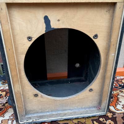 Vintage 1967 Park Marshall 2x12 Amplifier Cabinet Column Repairs Celestion T1221 image 7