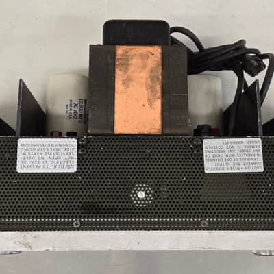 Vintage Crown DC300A Power Amplifier Silver For Repair or Parts image 2