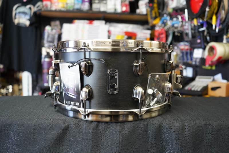 Mapex Black Panther 7x13" Hydro Maple Snare Drum w/ Walnut Reinforcement Rings | BPNML3700LFB image 1