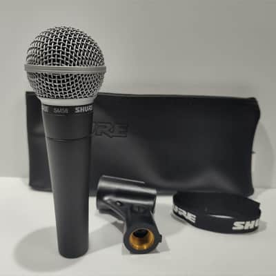 Shure SM58 Handheld Cardioid Dynamic Microphone 1984 - Present - Black image 1