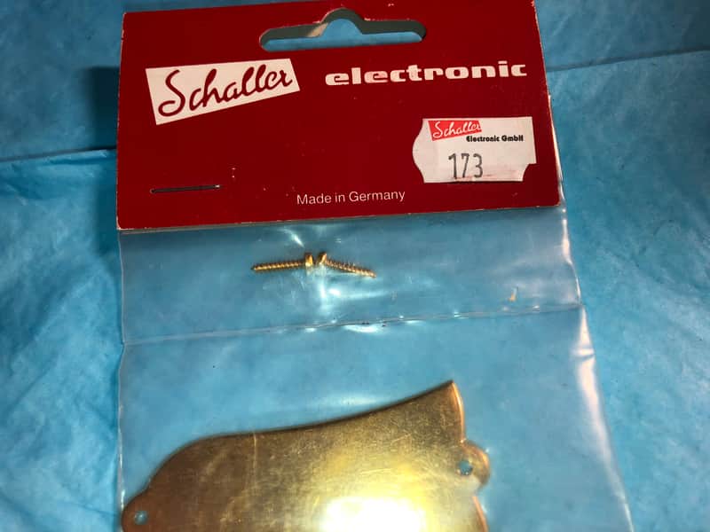 Schaller Truss Rod cover for LP - Gold plated brass new image 1
