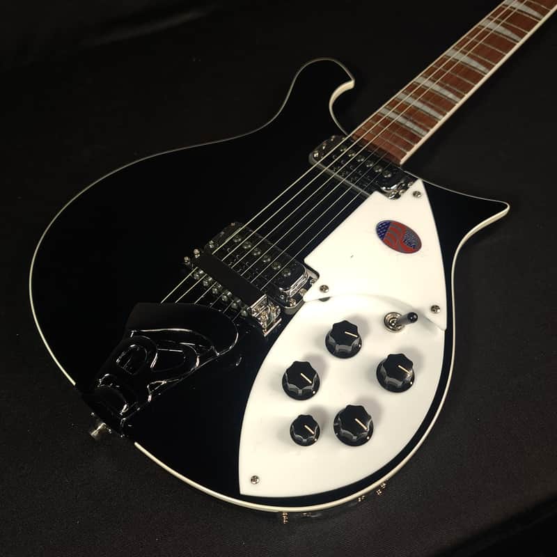 Rickenbacker 620 Electric Guitar Jetglo w/Hard Case image 1