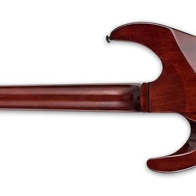 NEW 2023 ESP LTD H-200 FM - Dark Brown Sunburst image 2