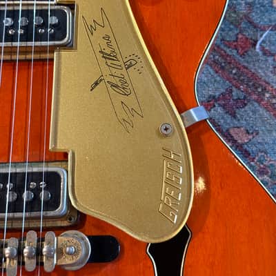 1957 Gretsch 6120 Chet Atkins Hollow Body - Orange image 8