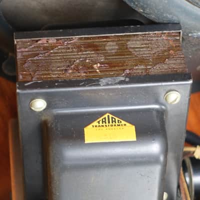 1950 Fender Pro Amp Vintage Tweed Amplifier TV Front image 14