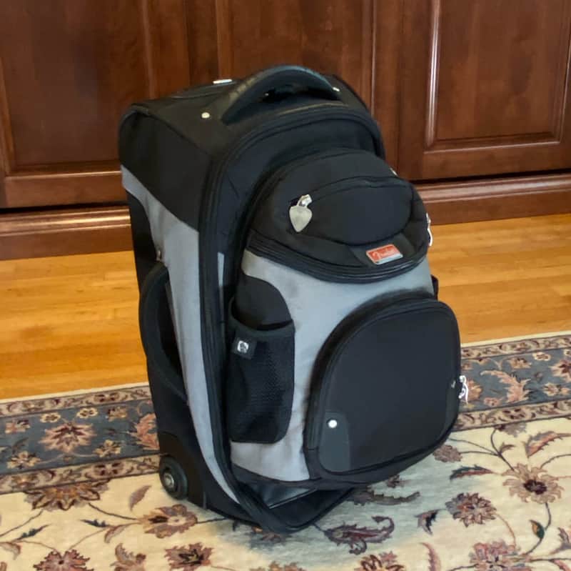 Fender Wheeled Suitcase - Bag with Detachable Gig Backpack image 1