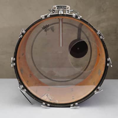 1968 Ludwig 4-Piece Psychedelic Red Drums #59132 image 7