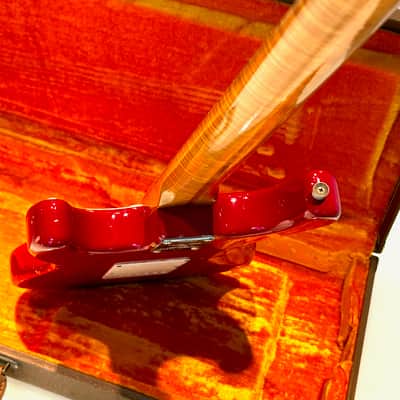 1996 Fender Cunetto Relic Stratocaster — Dakota Red — Norman’s Rare Guitars Special Run — John Cruz Neck image 15