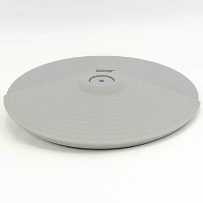 KAT Percussion KT2EP2 12" Dual-Zone Cymbal Pad – Grey – w/ TRS Cable image 3