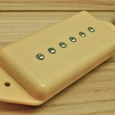 G.M. P90 DOG EAR NECK PICKUP Cream CERAMIC MAGNETS image 5