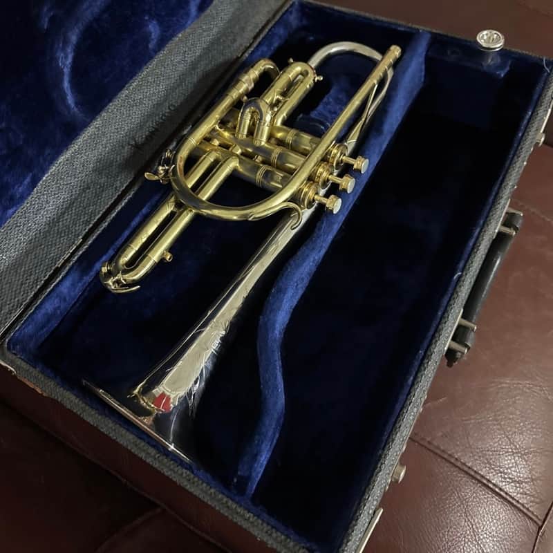 King Silvertone Bb Cornet (1948) SN 288332 (silver plated) (100% new clear lacquer) image 1