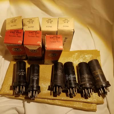 RCA etc. ONE (1) 6N7 Dual Triode tNOS AT1000 TESTED Vacuum Tube (octal 6A6) VT-96 JAN-CRC-6N7 1936-1954 image 1