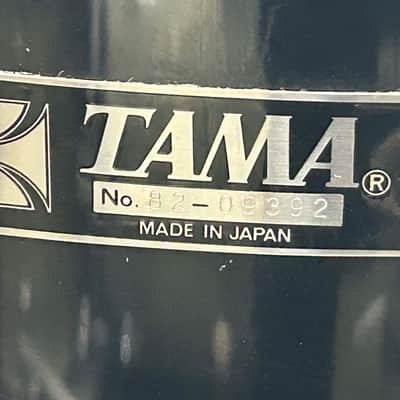 Tama 14" deep X 16" head Red Label Concert Tom (1095-1135) 1982 - Black wrap image 4