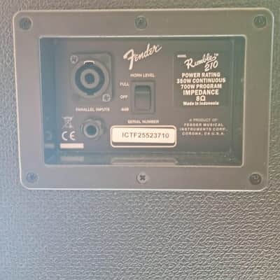 Fender Rumble210-350w/115-300 2026 image 3