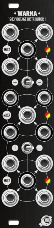 XAOC FACEPLATES BLACK PANEL-Warna II : BRAND NEW :  [DETROIT MODULAR] image 1